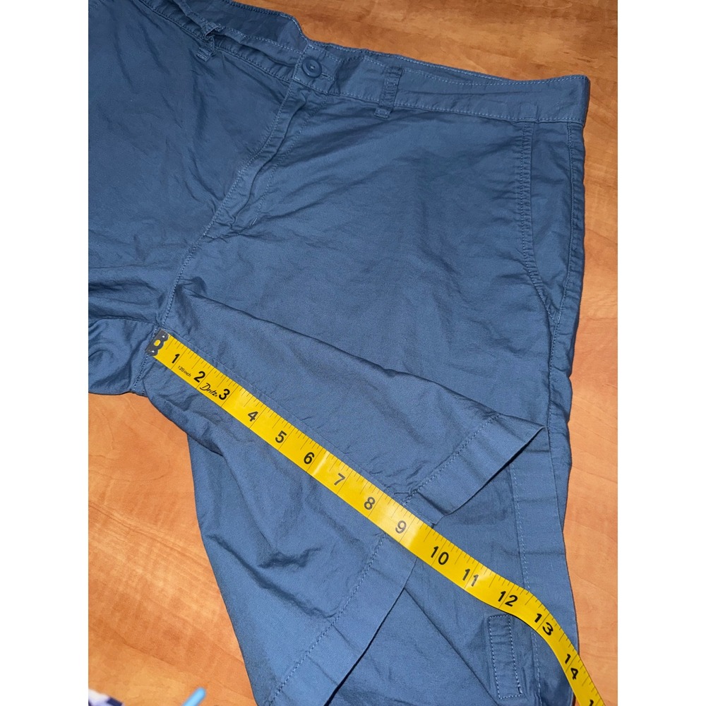 Patagonia Mens Stand Up Shorts Blue Organic Cotton Hemp Size 36 - Picture 7 of 7